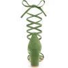 imageAllegra K Womens Strappy Lace Up Heel Chunky High Heels SandalsOlive Green