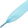 imageAllegra K 2 Pairs Flat Snow Yarn Shoelaces 25cm4cm Wide Transparent Shoe Laces for SneakersBlue