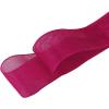 imageAllegra K 2 Pairs Flat Snow Yarn Shoelaces 25cm4cm Wide Transparent Shoe Laces for SneakersFuchsia