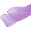 imageAllegra K 2 Pairs Flat Snow Yarn Shoelaces 25cm4cm Wide Transparent Shoe Laces for SneakersPurple