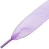 imageAllegra K 2 Pairs Flat Snow Yarn Shoelaces 25cm4cm Wide Transparent Shoe Laces for SneakersPurple
