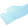 imageAllegra K 2 Pairs Flat Snow Yarn Shoelaces 25cm4cm Wide Transparent Shoe Laces for SneakersSky Blue