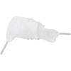 imageAllegra K 2 Pairs Flat Snow Yarn Shoelaces 25cm4cm Wide Transparent Shoe Laces for SneakersWhite