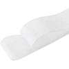 imageAllegra K 2 Pairs Flat Snow Yarn Shoelaces 25cm4cm Wide Transparent Shoe Laces for SneakersWhite