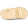 imageAllegra K Womens Cloud Slides Sandals Pillow TwoWay Wear Shower Slingback Flat SandalsYellow