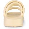 imageAllegra K Womens Cloud Slides Sandals Pillow TwoWay Wear Shower Slingback Flat SandalsYellow