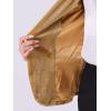 imageAllegra K Womens Halloween Christmas Office Coat Solid Shawl Collar 1 Button Velvet BlazerDark Yellow