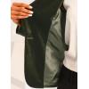 imageAllegra K Womens Halloween Christmas Office Coat Solid Shawl Collar 1 Button Velvet BlazerOlive Green
