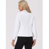 imageAllegra K Womens Halloween Christmas Office Coat Solid Shawl Collar 1 Button Velvet BlazerWhite
