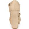 imageAllegra K Womens Mary Janes Platform Pumps Halloween Costumes Chunky Heels Dress ShoesBeige