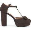 imageAllegra K Womens Mary Janes Platform Pumps Halloween Costumes Chunky Heels Dress ShoesDeep Brown