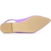 imageAllegra K Womens Pointed Toe Pumps Slingback Flat PumpsLavender
