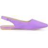 imageAllegra K Womens Pointed Toe Pumps Slingback Flat PumpsLavender