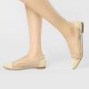 imageAllegra K Womens Pointed Toe Slip On Mesh FlatsBeige