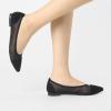 imageAllegra K Womens Pointed Toe Slip On Mesh FlatsBlack