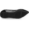 imageAllegra K Womens Pointed Toe Slip On Mesh FlatsBlack