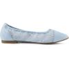 imageAllegra K Womens Pointed Toe Slip On Mesh FlatsBlue Flower