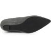 imageAllegra K Womens Pointy Toe Slip On Wedges Heels PumpsGrey