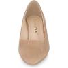 imageAllegra K Womens Pointy Toe Slip On Wedges Heels PumpsKhaki
