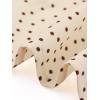 imageAllegra K Womens Polka Dots Short Sleeve Button Up Vintage 1950s BlouseBeige