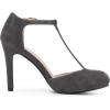 imageAllegra K Womens Rounded Toe Stiletto Heel TStrap Dress PumpsGrey