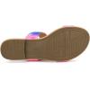 imageAllegra K Womens Tie Dye Open Toe Slides Slippers Slip on Flats Slides SandalsPink