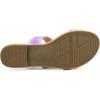 imageAllegra K Womens Tie Dye Open Toe Slides Slippers Slip on Flats Slides SandalsYellow