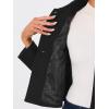 imageAllegra K Womens Turn Down Collar Long Sleeve Single Breasted Outwear Winter Pea CoatBlack