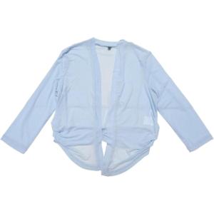 imageAllegra K Sheer Mesh Bolero Shrugs for Womens Elegant 34 Sleeve Lightweight Cropped CardiganLight Blue