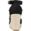 imageAllegra K Womens Espadrilles Closed Toe Wedges Heels SandalsBlack