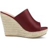 imageAllegra K Womens Espadrilles Wedges Wedge SandalsBurgundy