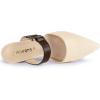 imageAllegra K Womens Pointed Toe Chunky Heel Dress Mules PumpsBeige Pink