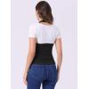 imageAllegra K Denim Vest for Womens Halter Neck Button Down Backless Jean WaistcoatBlack