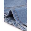 imageAllegra K Denim Vest for Womens Halter Neck Button Down Backless Jean WaistcoatBlue