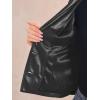 imageAllegra K Faux Leather Jacket for Womens Motorcycle Moto Biker Coat Casual Cropped PU Leather JacketsBlack