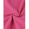 imageAllegra K Fuzzy Short Jacket for Womens Stand Collar Long Sleeve Casual Crop CoatHot Pink
