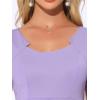 imageAllegra K Vintage 50s Dress for Womens Retro Cocktail Work Mermaid Midi DressLight Purple