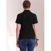 imageAllegra K Womens 1 Button Blazer Jacket Office Business Short Sleeve BlazerBlack