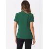 imageAllegra K Womens 1 Button Blazer Jacket Office Business Short Sleeve BlazerGreen