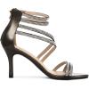 imageAllegra K Womens Ankle Strap Rhinestone Stiletto Heeled SandalsGunmetal