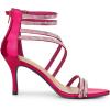 imageAllegra K Womens Ankle Strap Rhinestone Stiletto Heeled SandalsHot Pink