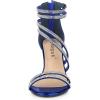 imageAllegra K Womens Ankle Strap Rhinestone Stiletto Heeled SandalsNavy Blue