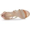 imageAllegra K Womens Ankle Strap Rhinestone Stiletto Heeled SandalsRose Gold