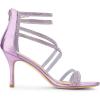 imageAllegra K Womens Ankle Strap Rhinestone Stiletto Heeled SandalsTaro Purple