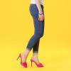 imageAllegra K Womens Bow Sandal Stiletto Heels Mules Heel SandalsHot Pink
