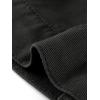 imageAllegra K Womens Button Down Denim Jacket Check Cuffs Casual Cropped Jean JacketsBlack