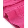 imageAllegra K Womens Button Down Denim Jacket Check Cuffs Casual Cropped Jean JacketsFuchsia