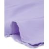 imageAllegra K Womens Button Down Office Top Long Sleeve Formal Mandarin Collar ShirtPurple