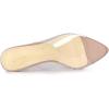 imageAllegra K Womens Clear Chunky Heel Slides Sandals MulesNude