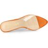 imageAllegra K Womens Clear Chunky Heel Slides Sandals MulesOrange